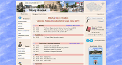 Desktop Screenshot of novy-hradek.cz